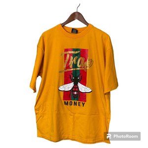 Trap Money Bright Yellow S/S T-Shirt Men's Size 2XL Hippo Heavyweight Tee